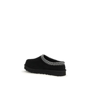 Mules UGG negre din piele întoarsă