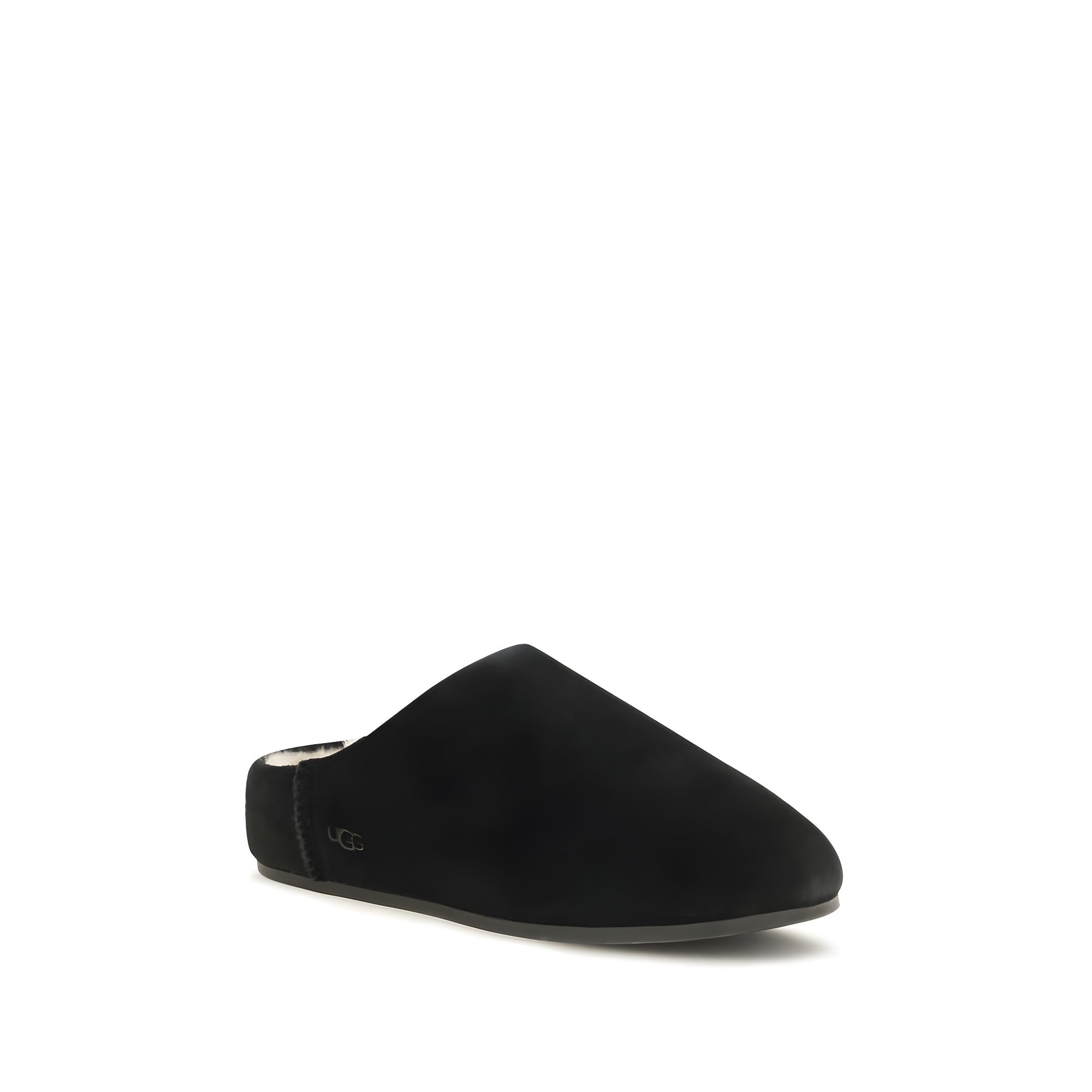 UGG Black Leather Mules
