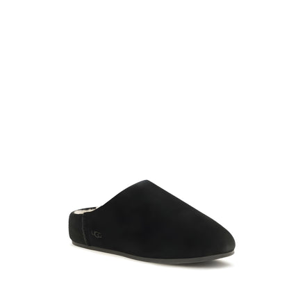 UGG Papuci Mules Negri din Piele