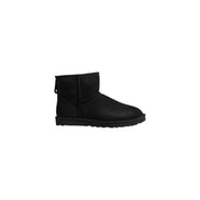 Ghete glezniere UGG negre din piele întoarsă