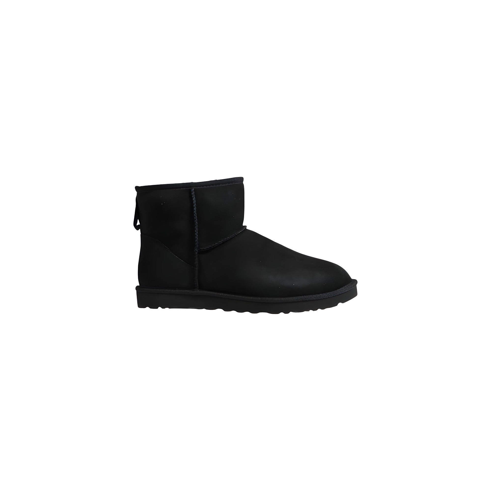Ghete glezniere UGG negre din piele întoarsă