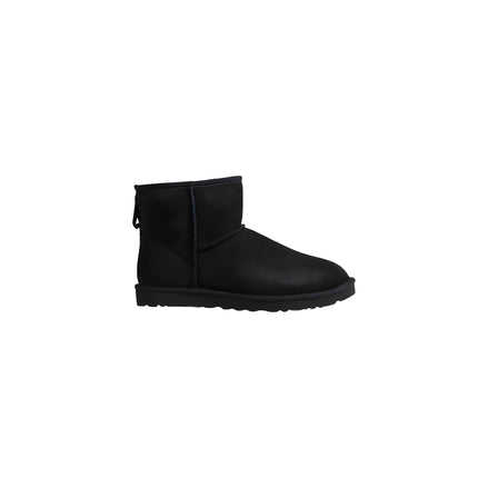 Ghete glezniere UGG negre din piele întoarsă