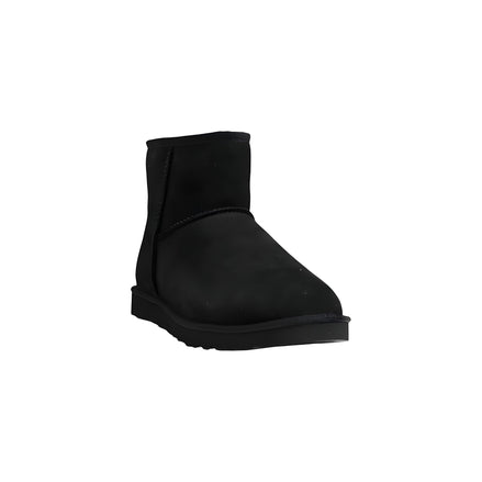 Ghete glezniere UGG negre din piele întoarsă