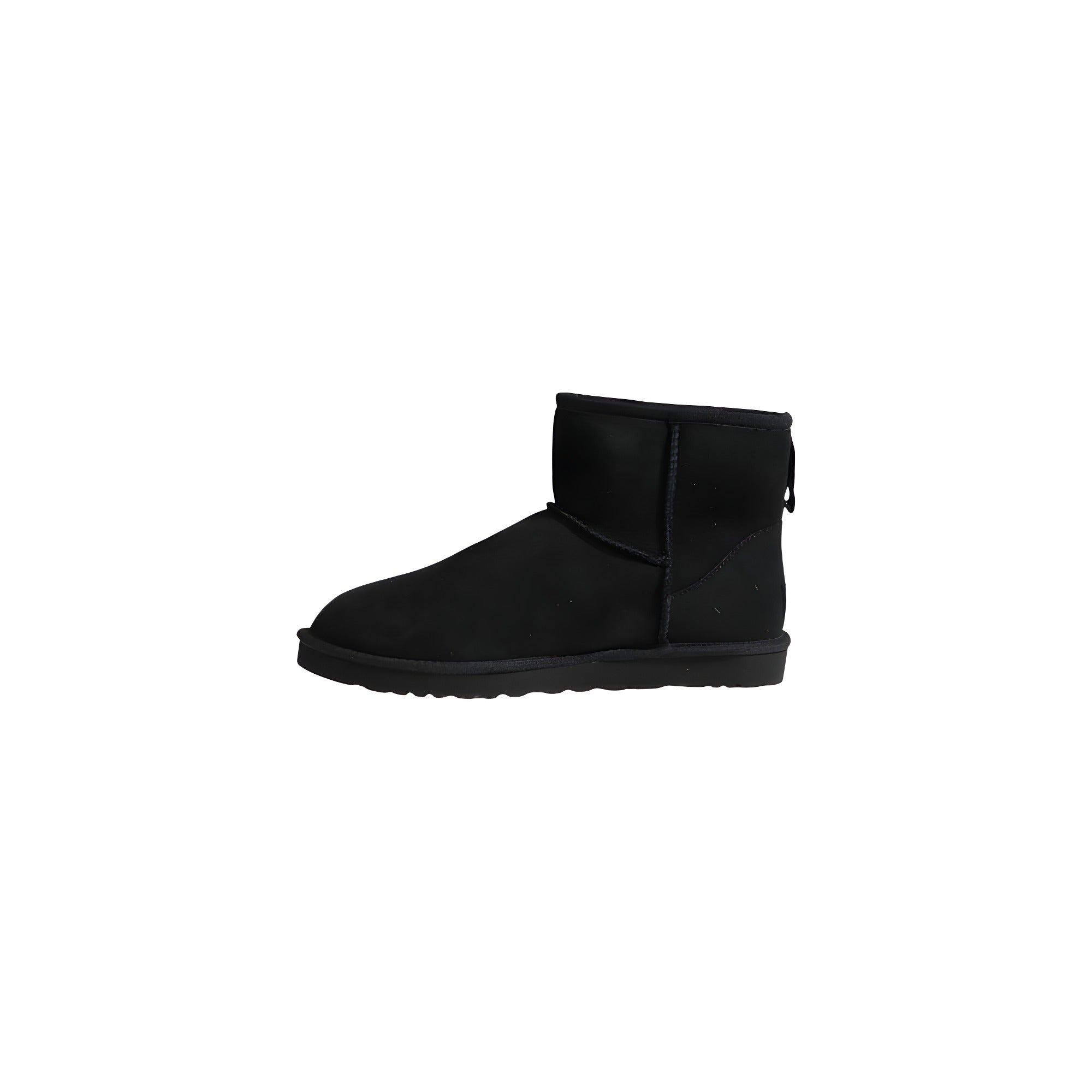 Ghete glezniere UGG negre din piele întoarsă