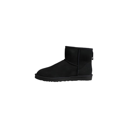Ghete glezniere UGG negre din piele întoarsă
