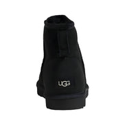 Ghete glezniere UGG negre din piele întoarsă