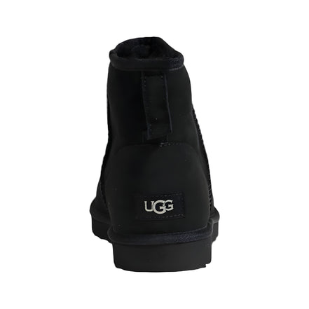 Ghete glezniere UGG negre din piele întoarsă