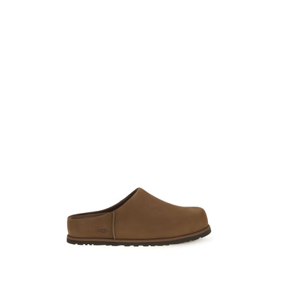 UGG Brown Leather Mules