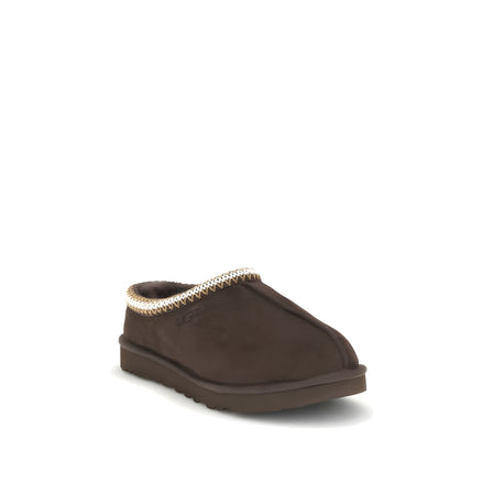 Papuci UGG maro din piele întoarsă