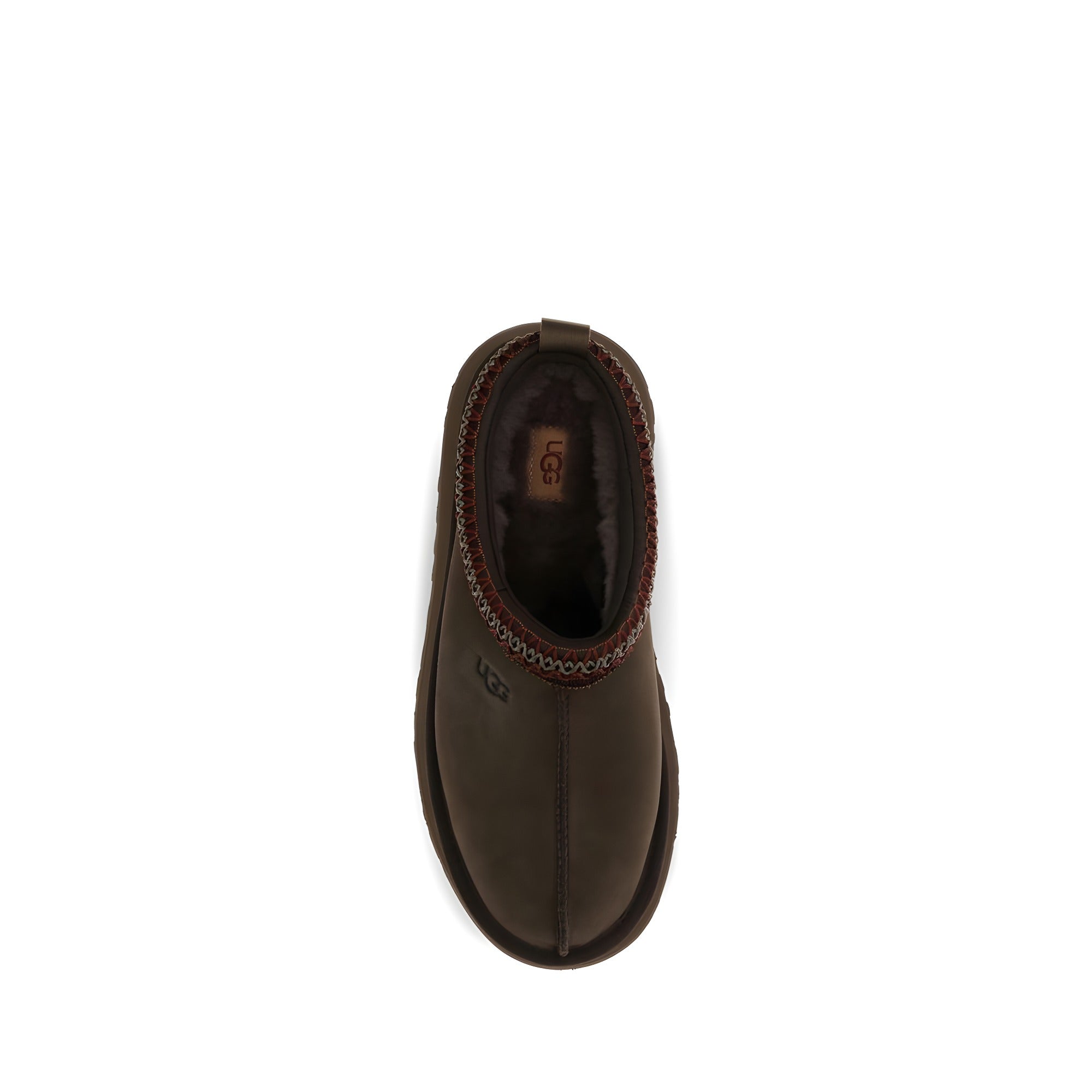 UGG Brown Suede Leather Mules