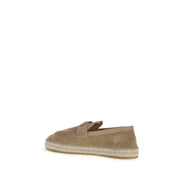 Espadrile Valentino Garavani bej din piele de vițel