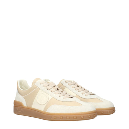 Tenisi Valentino Garavani bej din material textil, tip low top