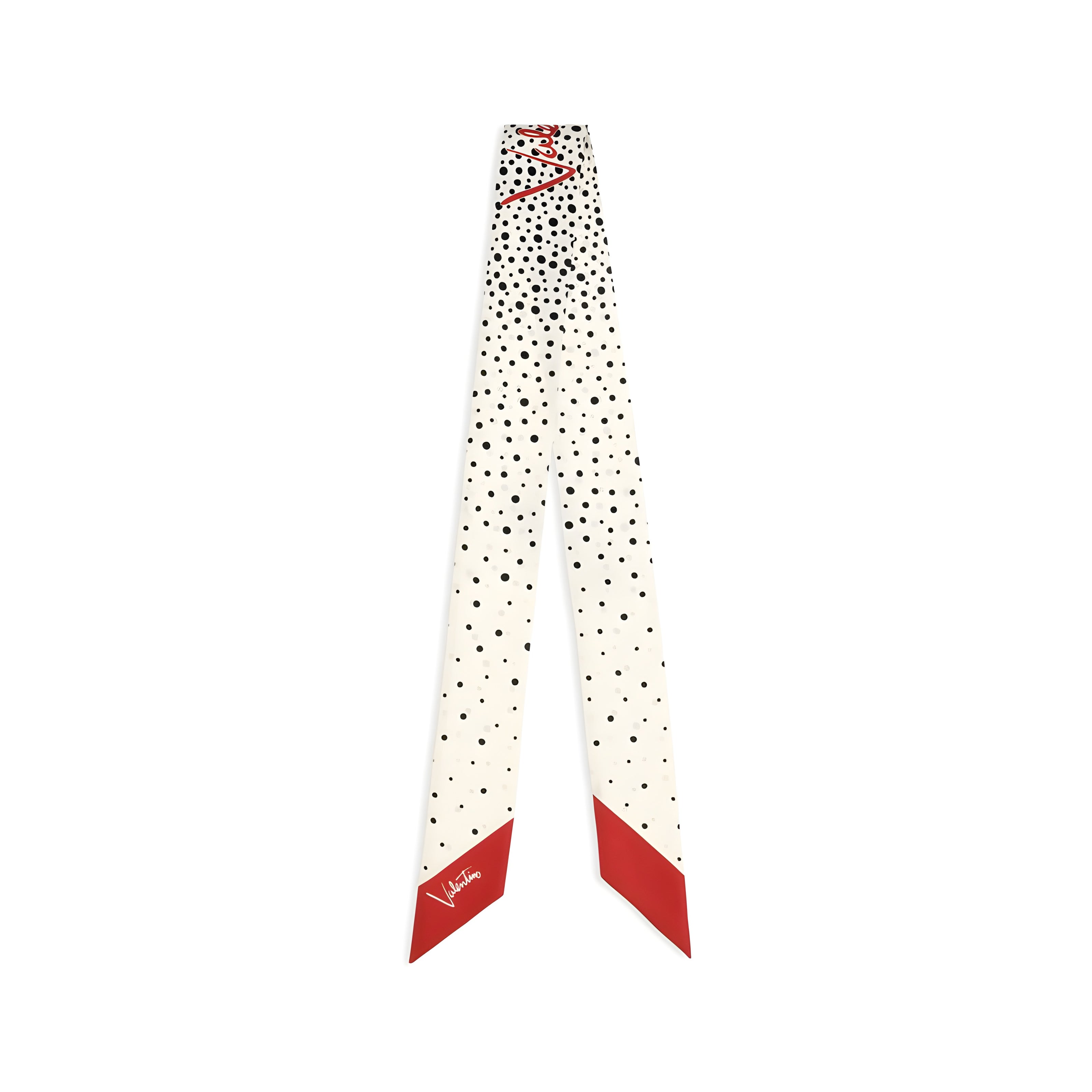 Valentino Garavani Beige Silk Scarf