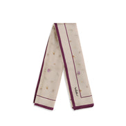 Valentino Garavani Beige Silk Scarf