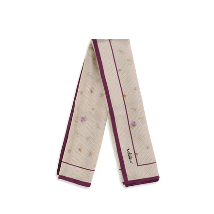 Valentino Garavani Beige Silk Scarf