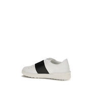 Valentino Garavani Black And White Low Top Sneakers
