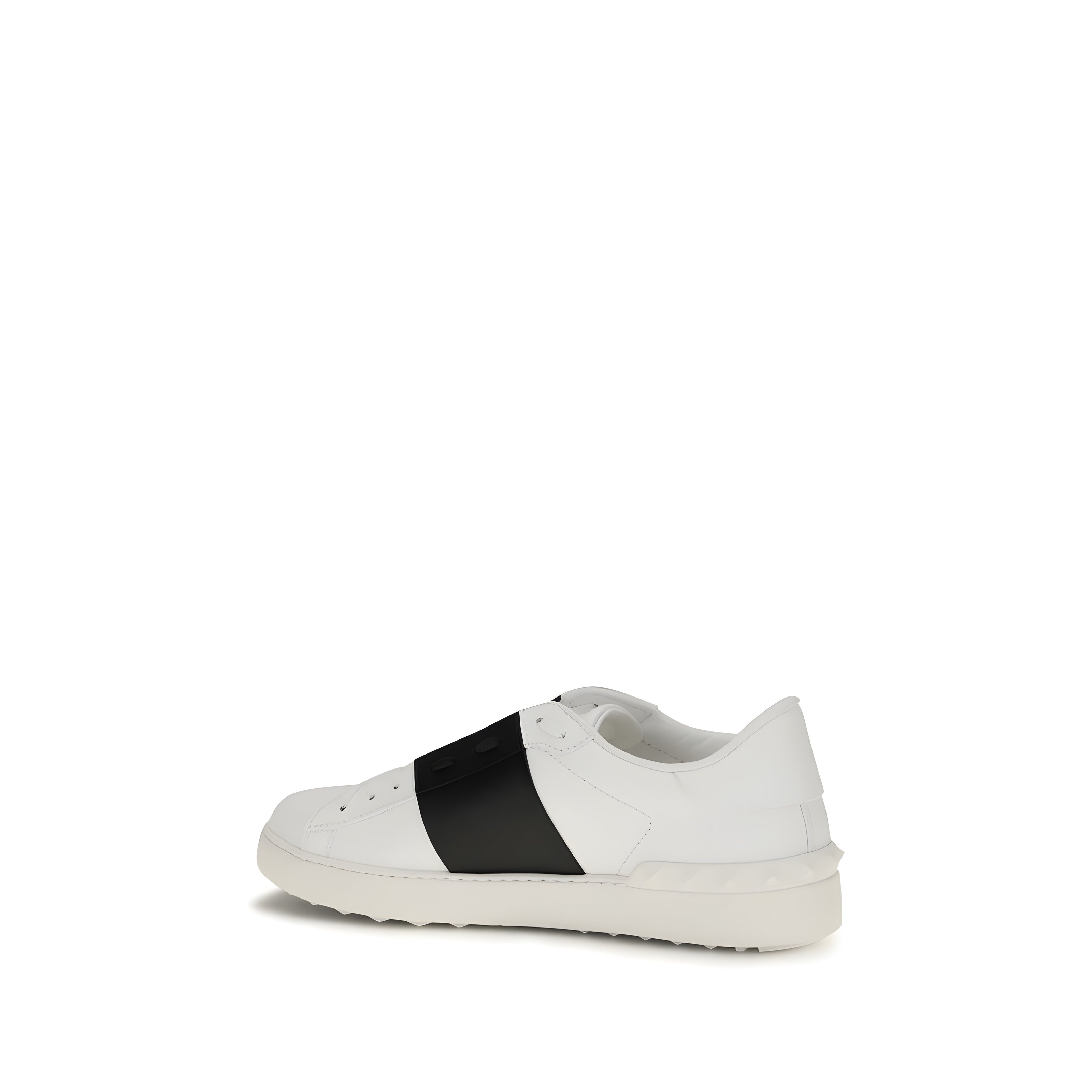 Valentino Garavani Black And White Low Top Sneakers