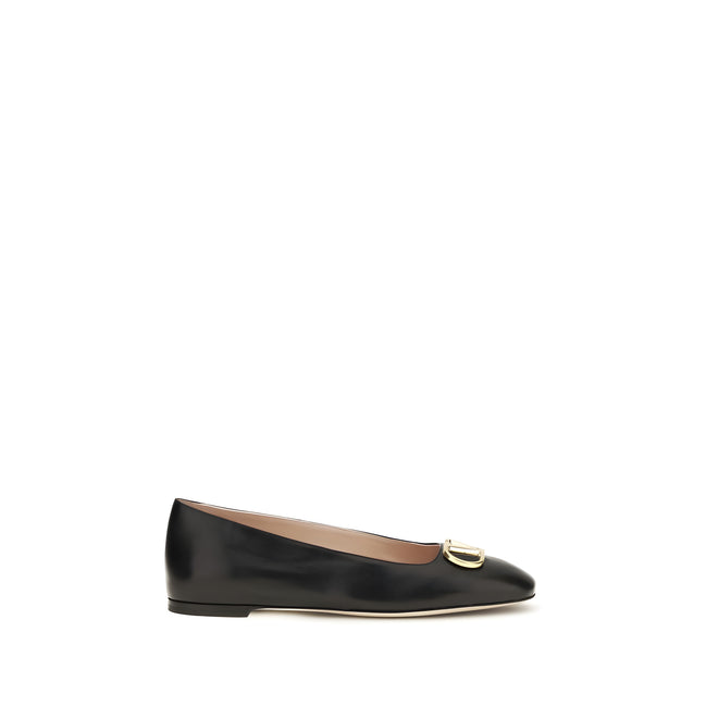 Valentino Garavani Black Ballet Flats