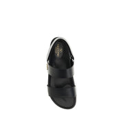 Valentino Garavani Black Flat Sandals