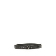 Valentino Garavani Black VLogo Signature Belt