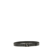 Valentino Garavani Black VLogo Signature Belt