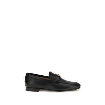 Mocasini slip-on Valentino Garavani negri din piele nappa