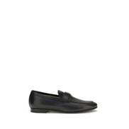 Valentino Garavani Black Calf Leather Slip-On Loafers