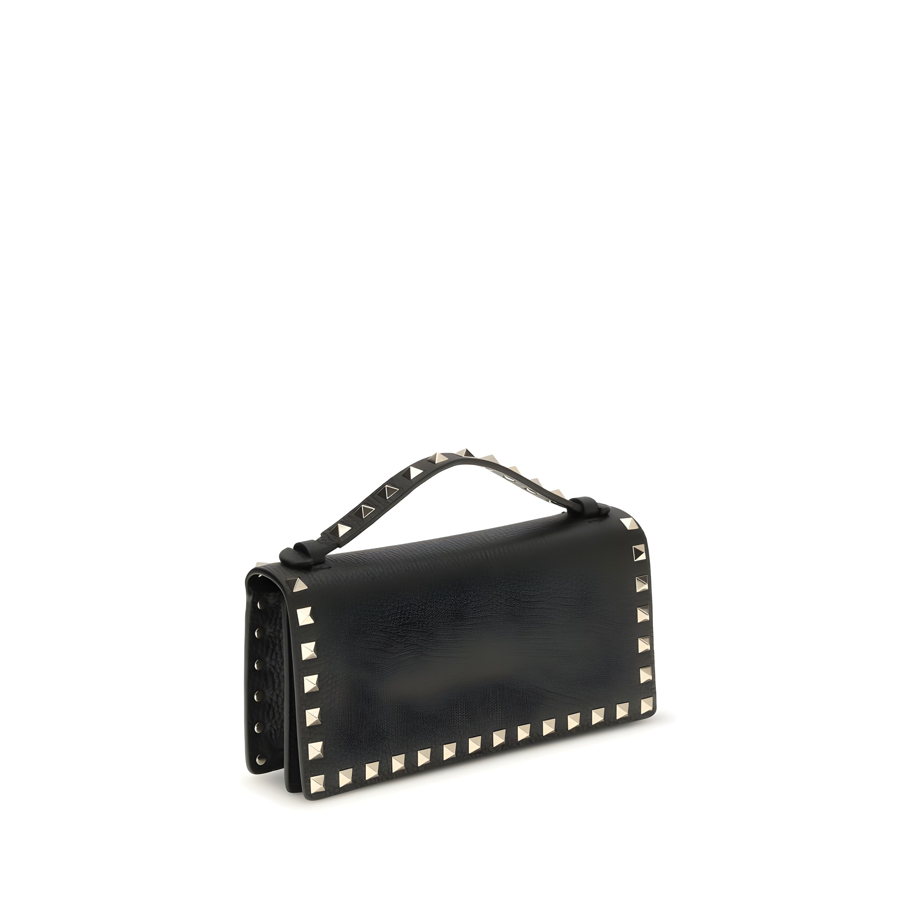 Valentino Garavani Black Calf Leather Wallet