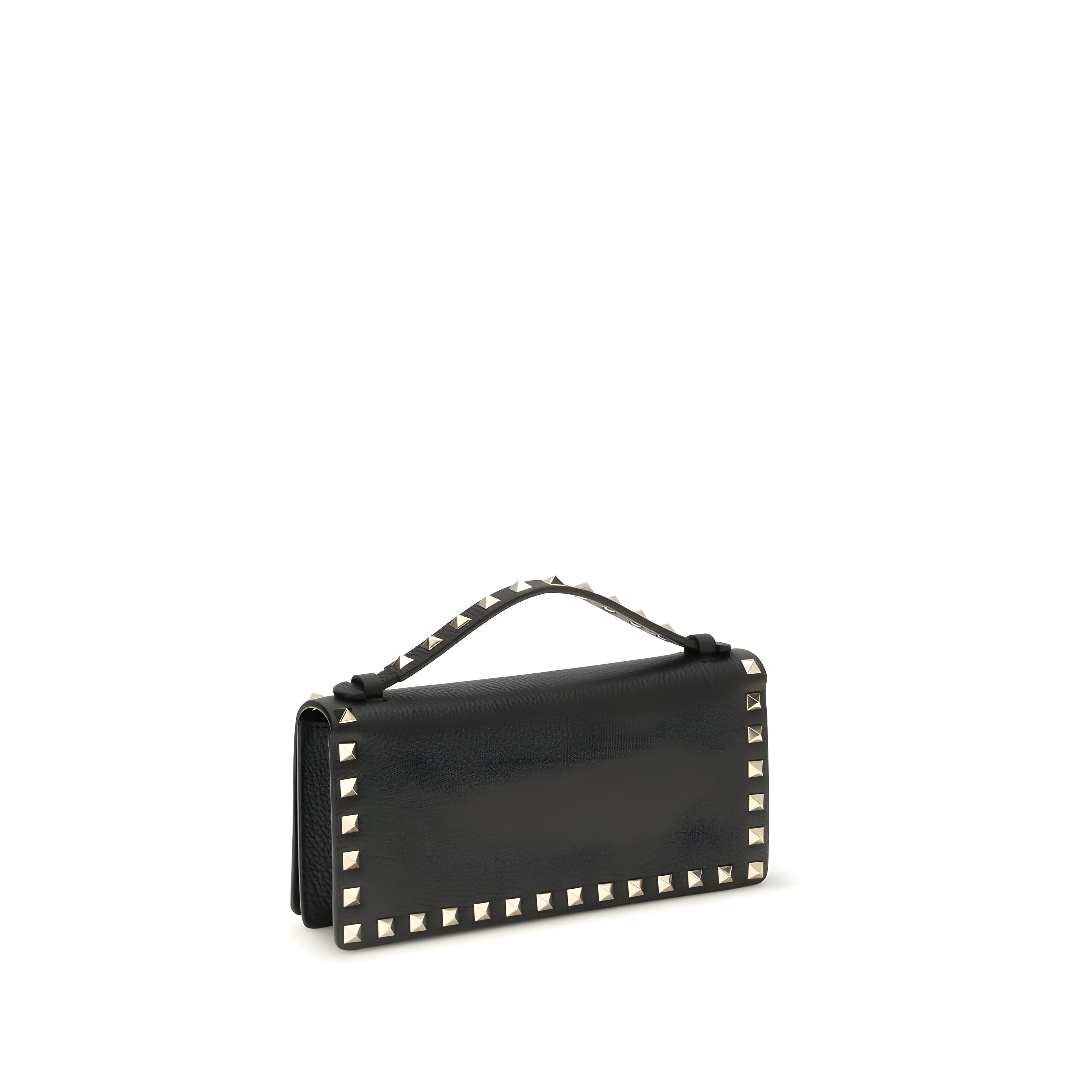 Valentino Garavani Black Calf Leather Wallet