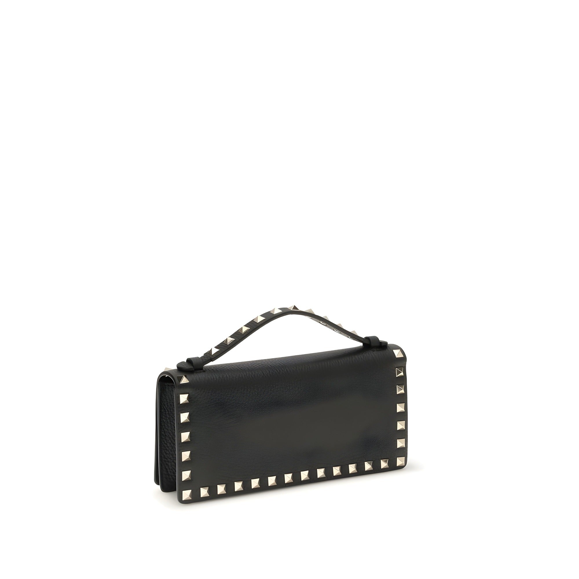 Valentino Garavani Black Calf Leather Wallet