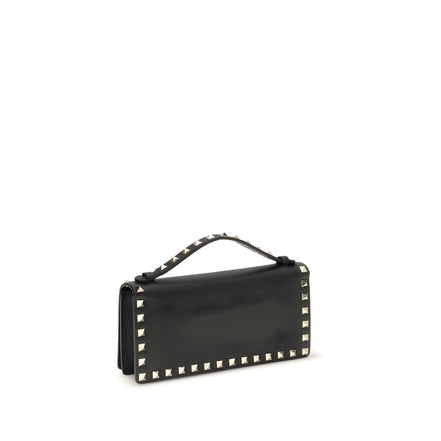 Valentino Garavani Black Calf Leather Wallet