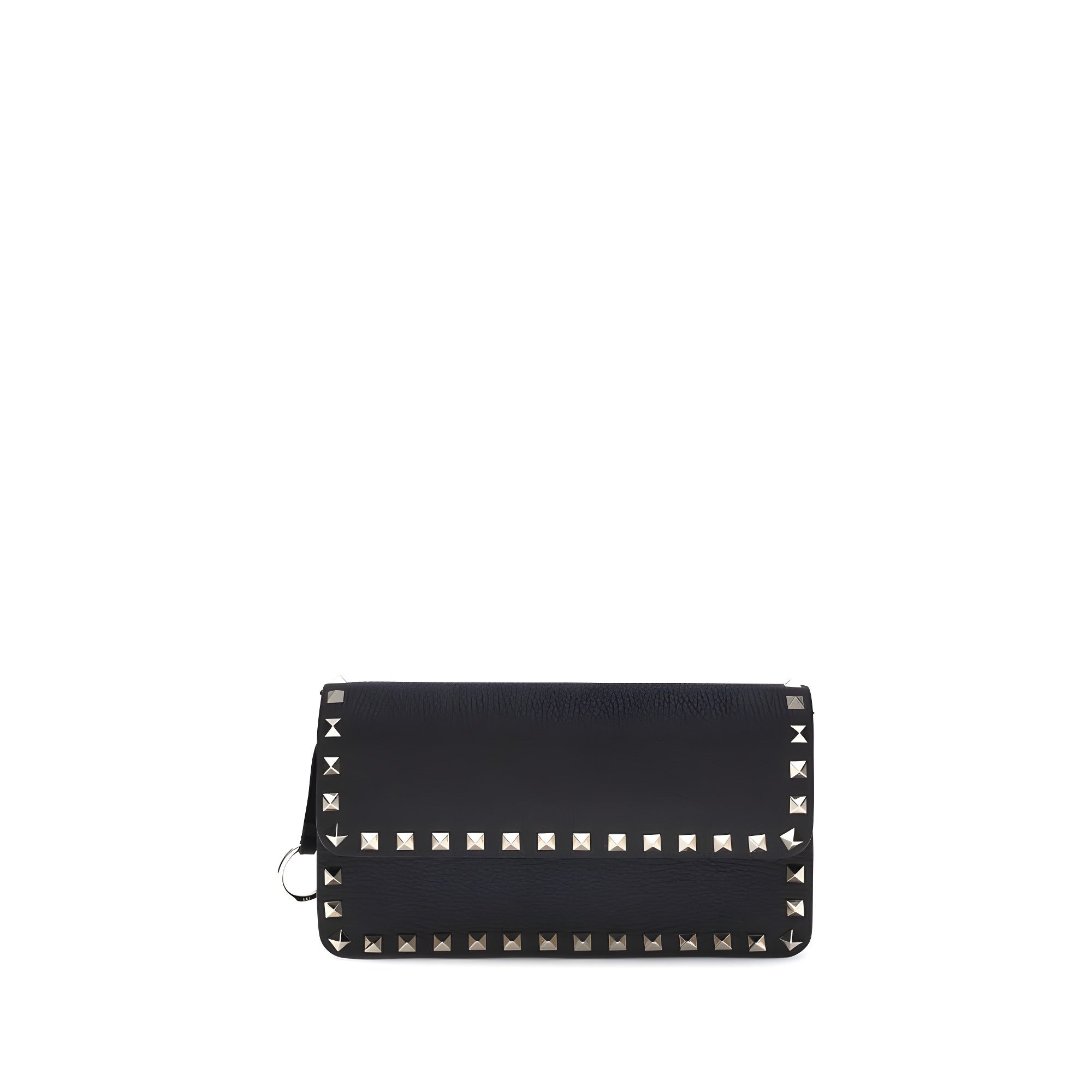 Valentino Garavani Black Calf Leather Wallet