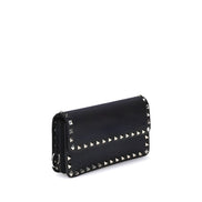 Valentino Garavani Black Calf Leather Wallet