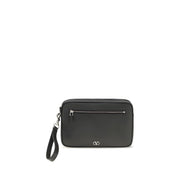 Valentino Garavani Black Calf Leather Wallet
