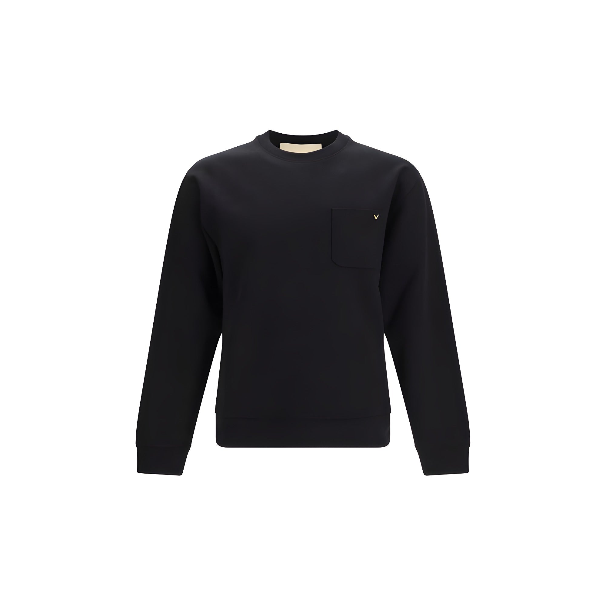 Valentino Garavani Black Cotton Sweatshirt