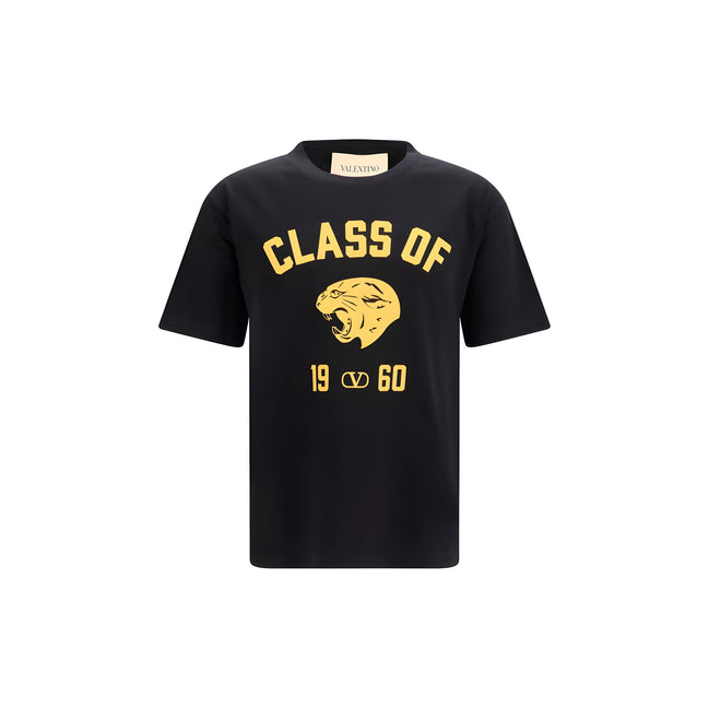 Tricou Valentino Garavani negru din bumbac
