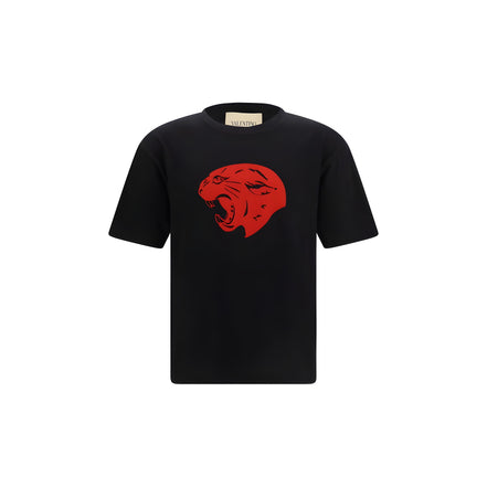 Tricou Valentino Garavani negru din bumbac