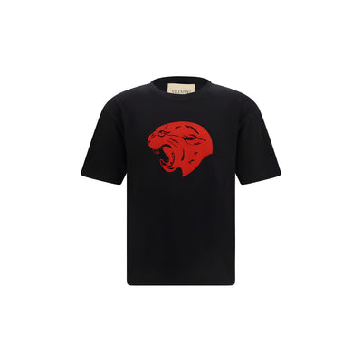 Valentino Garavani Black Cotton T-Shirt