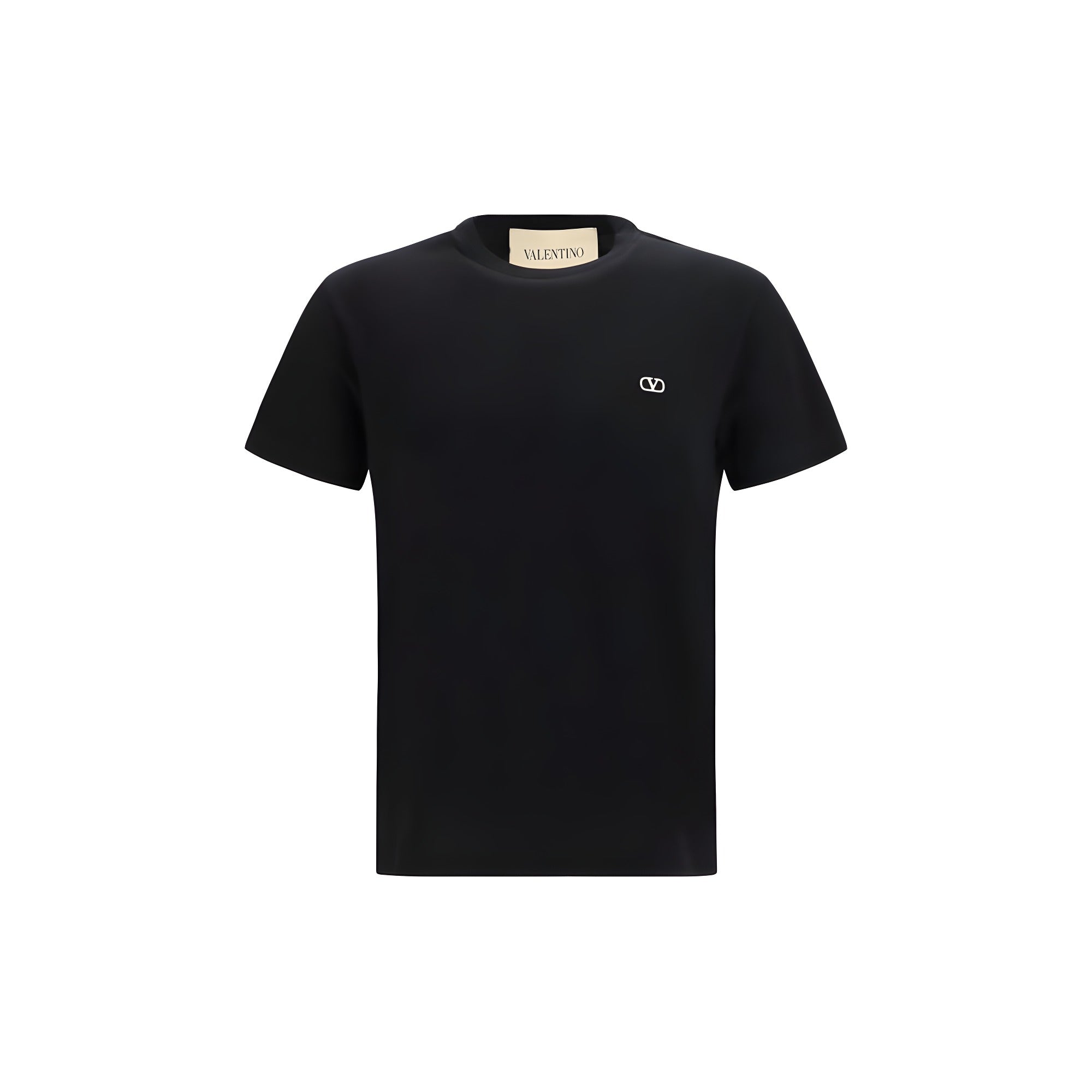 Tricou Valentino Garavani negru din bumbac