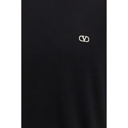 Tricou Valentino Garavani negru din bumbac