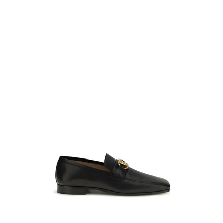 Valentino Garavani Black Slip-On Loafers