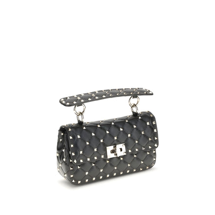 Valentino Garavani Black Lambskin Shoulder Bag