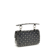 Valentino Garavani Black Lambskin Shoulder Bag