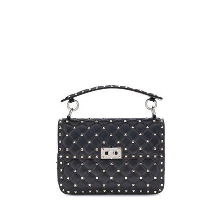 Valentino Garavani Black Lambskin Shoulder Bag