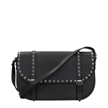 Geantă crossbody Valentino Garavani din piele neagră