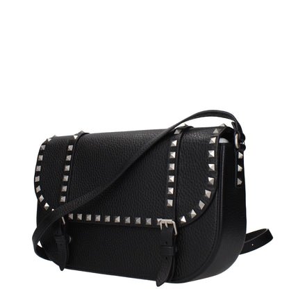 Geantă crossbody Valentino Garavani din piele neagră