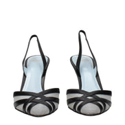 Valentino Garavani Black Leather High Heel Pumps