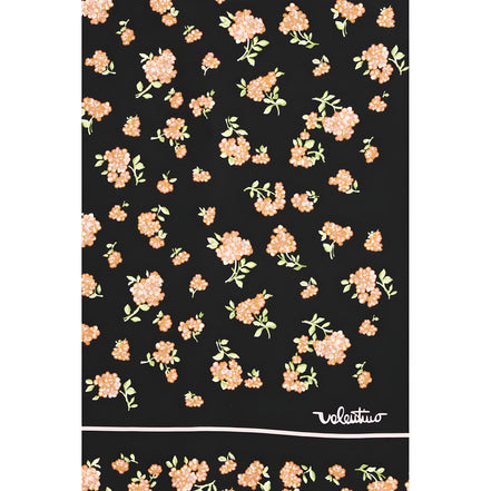 Valentino Garavani Black Silk Scarf