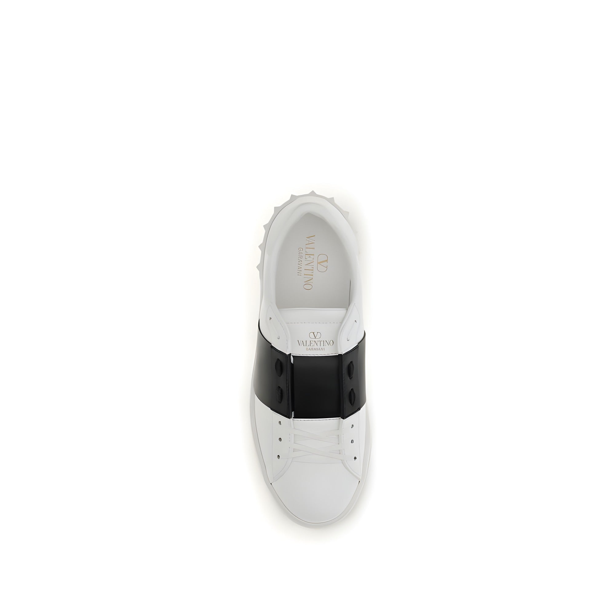Sneakers low top Valentino Garavani albastruști din piele