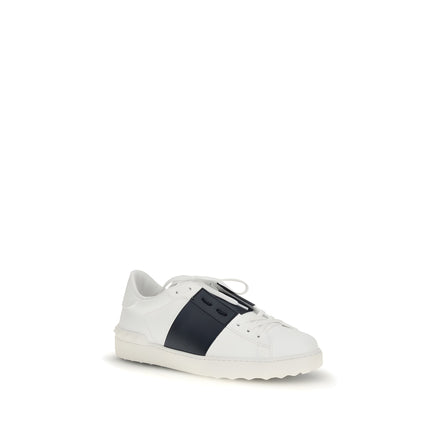 Adidași Valentino Garavani albaștri, stil jos